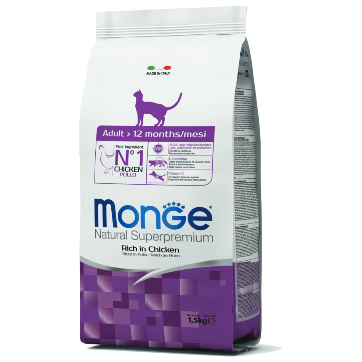 Monge Natural Superpremium Adult Pollo 1,5kg Monge Natural Superpremium Adult Pollo 1,5kg